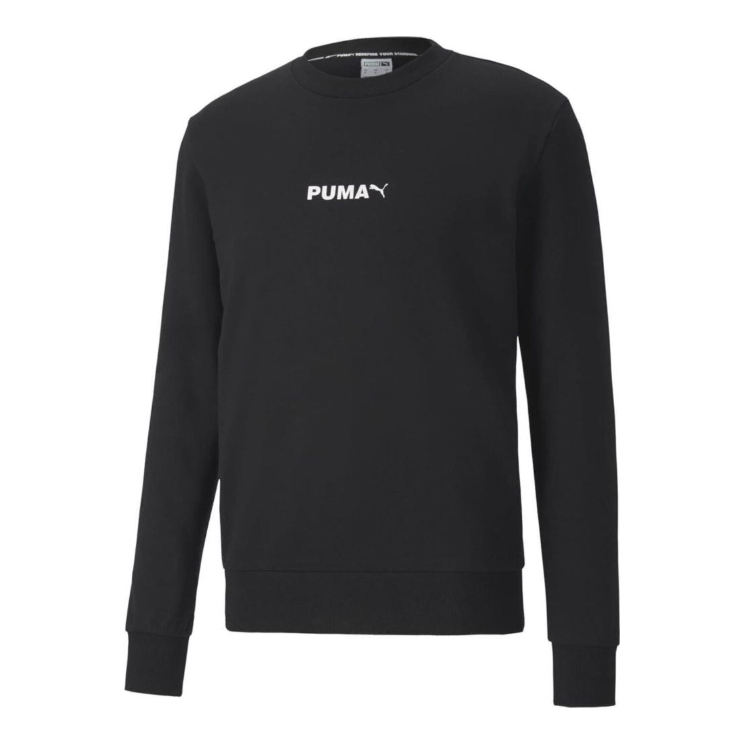 Bluza, Puma, Avenir Graphic Crew, 598096 01, Bumbac, Negru, M