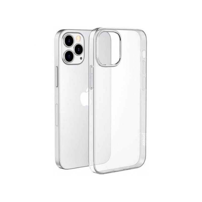 Husa Spate Slim Hoco Light Compatibila Cu iPhone 12 Pro Max, Silicon Transparenta