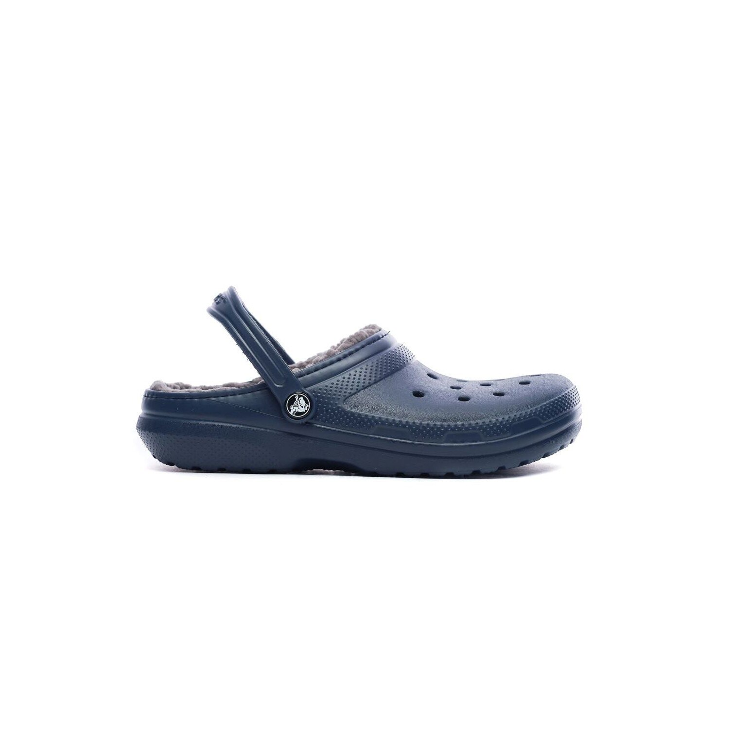 Saboti pentru copii Crocs, Classic Lined, Material sintetic, Bleumarin, 36-37 EU