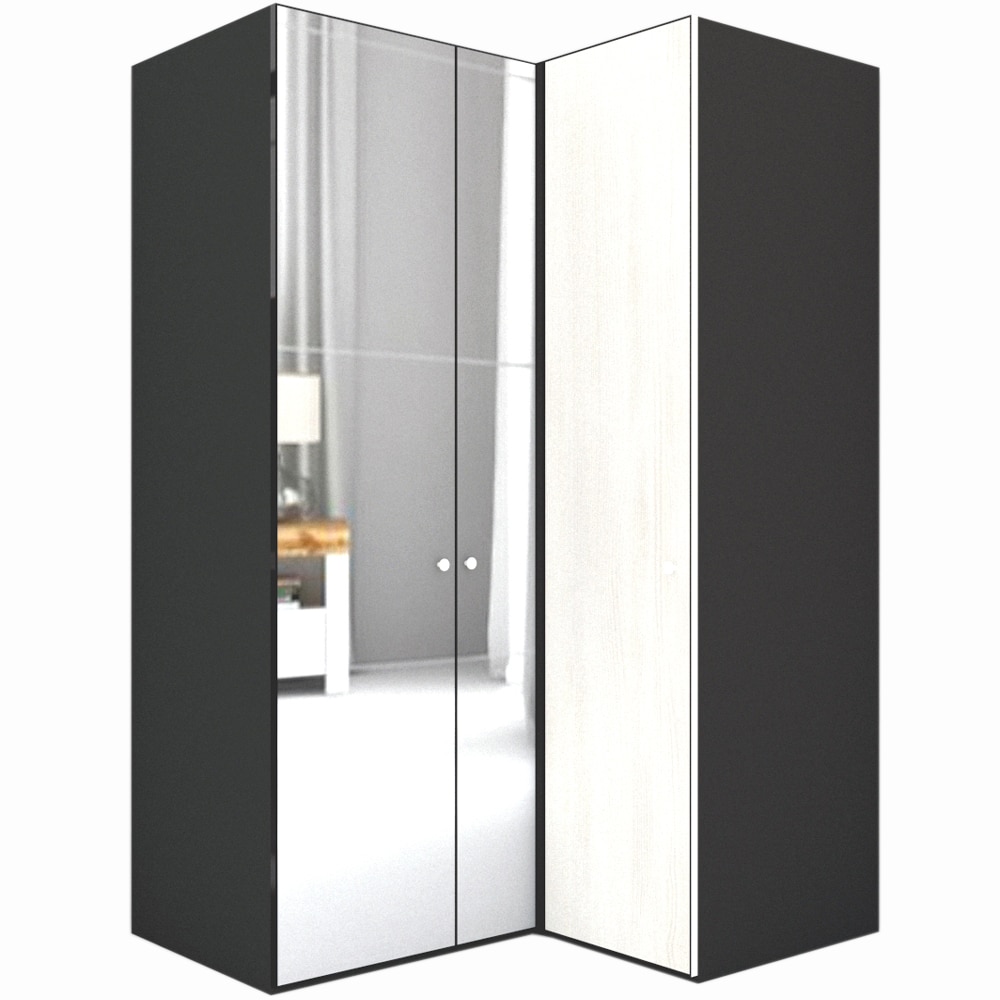 Dulap de Colt Genarom LEX Model B, Decor 8508 O / Oglinda, 145-117 x 218 x 66 cm