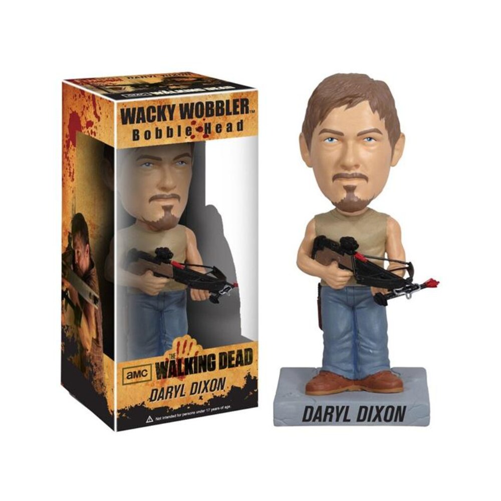 Figurina bobblehead Daryl Dixon, FunKo, The Walking Dead, 18 cm, Multicolor