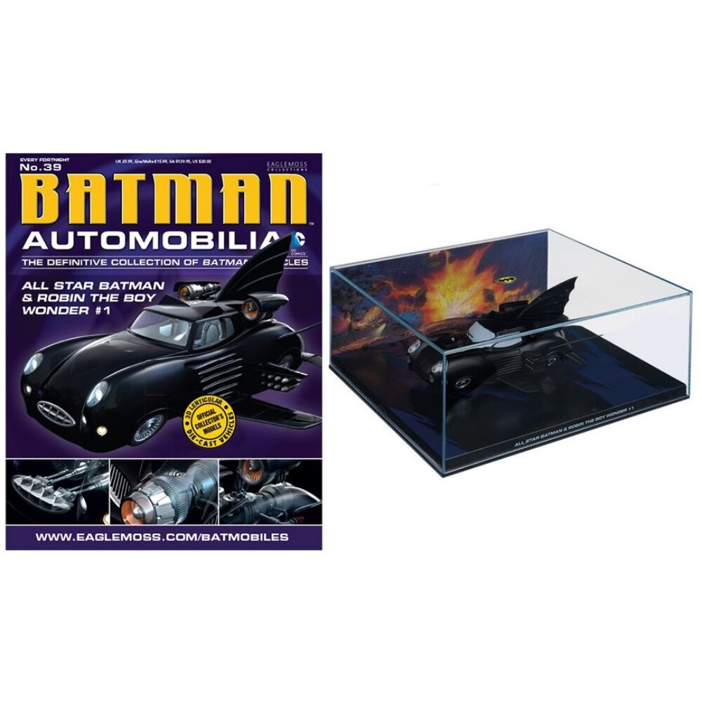 Set Automobilul lui Batman, Eaglemoss, All Star Boy, Figurina, Revista, Multicolor