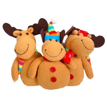 Figurina 3 in 1 Ren rosu Craciun , Multicolor , 24 x 15 x 10 cm Figurina 3 in 1 Ren rosu Craciun , Multicolor , 24 x 15 x 10 cm