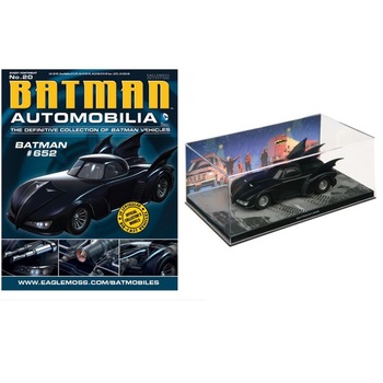 Set Automobilul lui Batman, Eaglemoss, Batman 652, Figurina, Revista, Multicolor Set Automobilul lui Batman, Eaglemoss, Batman 652, Figurina, Revista, Multicolor
