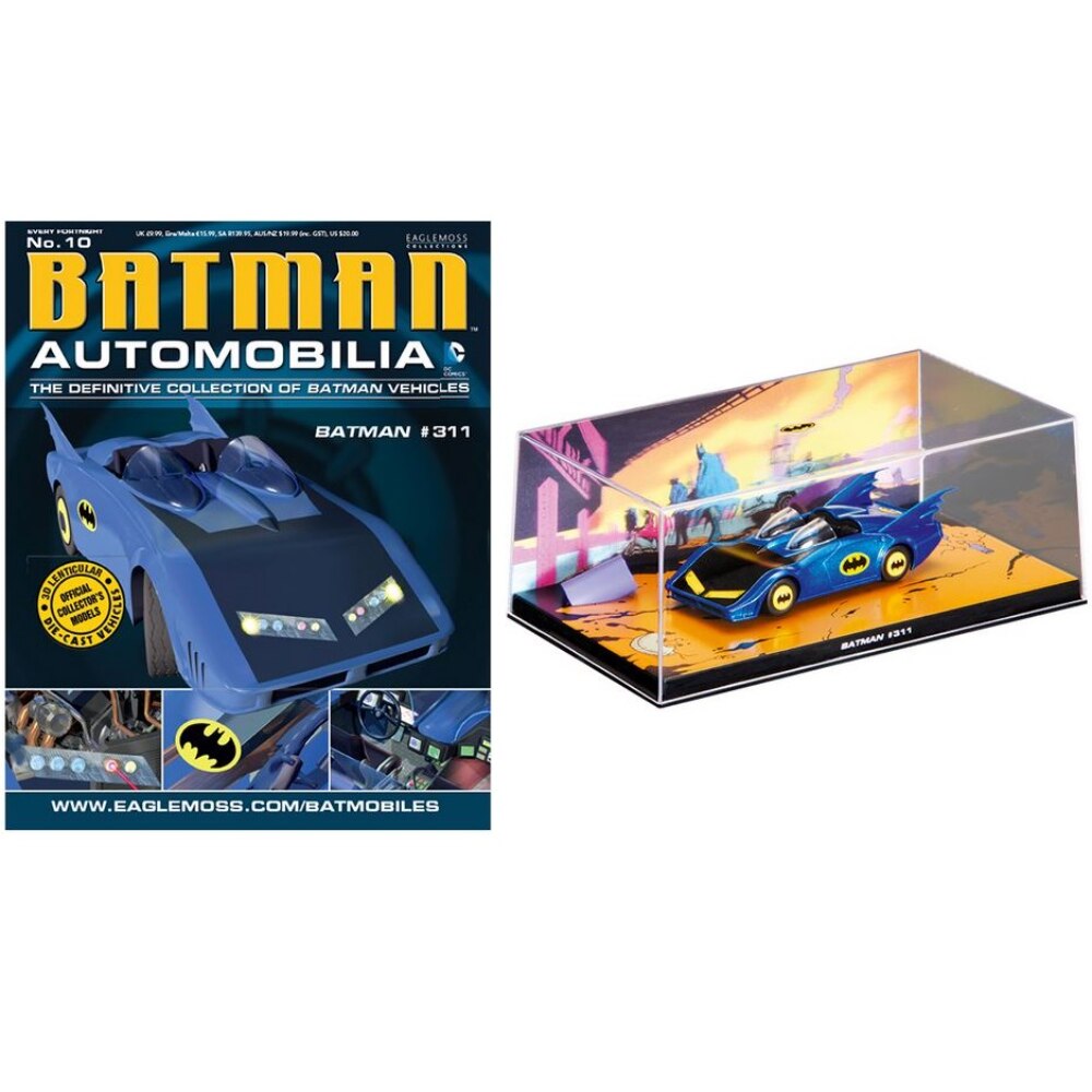 Set Automobilul lui Batman, Eaglemoss, Batman 311, Figurina, Revista, Multicolor