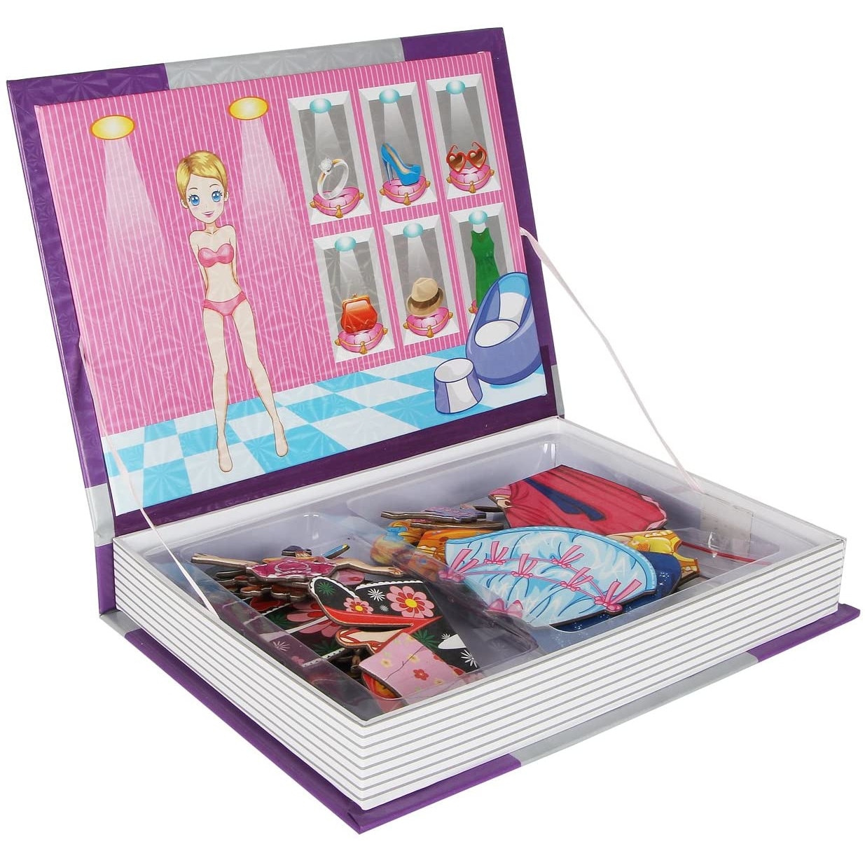 Carte Magnetica Puzzle, Princess, 51 de piese pentru copii