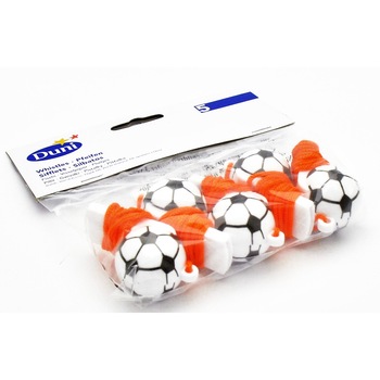 Set fluiere fotbal, 5 bucati, Duni Set fluiere fotbal, 5 bucati, Duni
