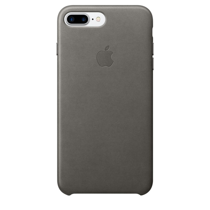 Протектор Apple за iPhone 7 Plus, Кожа, Storm Gray