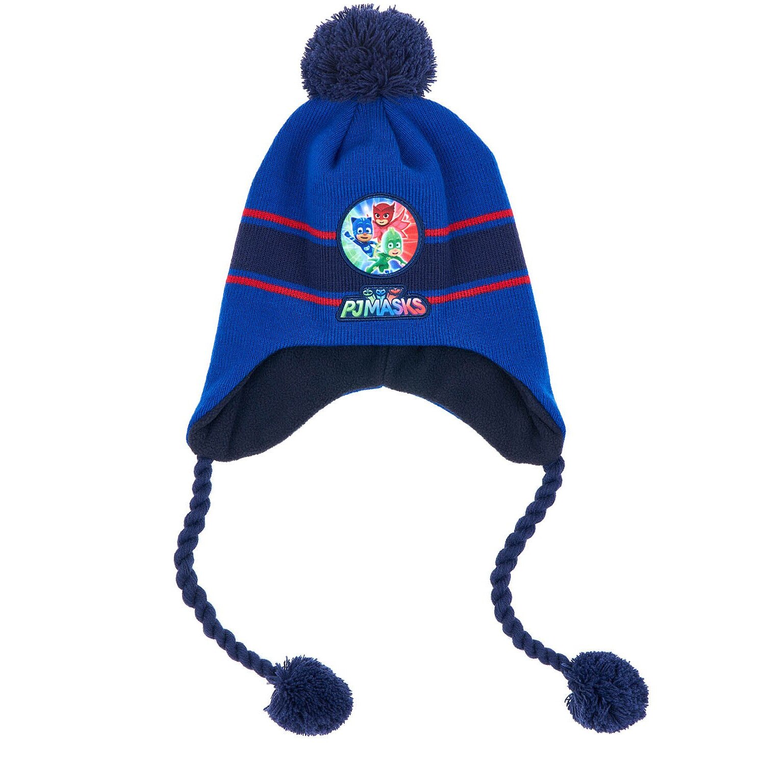 Caciula din tricot cu captuseala PJ Masks indigo, 54 cm