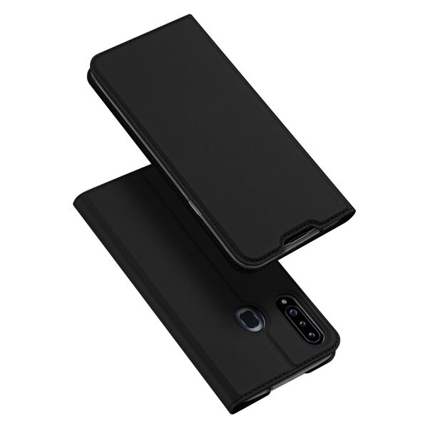 Husa tip carte, Dux Ducis Skin Pro, Compatibil cu Samsung A20s, Negru