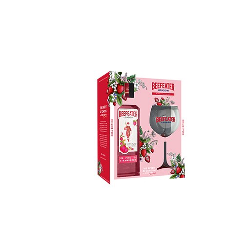 Gin Beefeater Pink, 37.5% 0.7l + 1 pahar