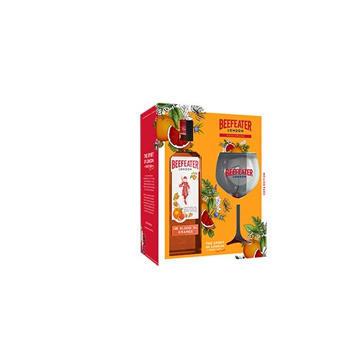 Gin Beefeater Blood Orange, 37.5%, 0.7l + 1 pahar