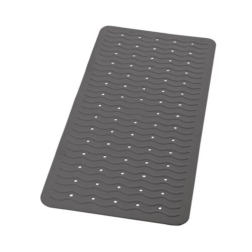 Covoras baie cu ventuze Deco, gri, dimesniun 38 x 80 cm