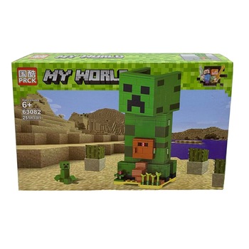 Set de constructie PRCK, MyWorld of Minecraft cu parti mobile, 251 piese Set de constructie PRCK, MyWorld of Minecraft cu parti mobile, 251 piese