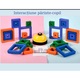 Joc educativ Thinking box, piese lemn, +3 ani