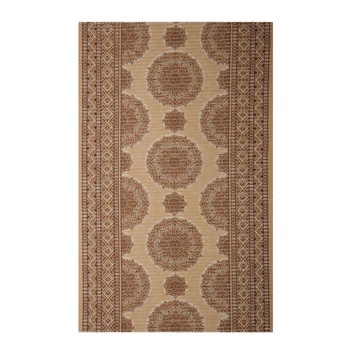 Covoras baie decomat Deco, maro, dimensiuni 65 x 100 cm Covoras baie decomat Deco, maro, dimensiuni 65 x 100 cm