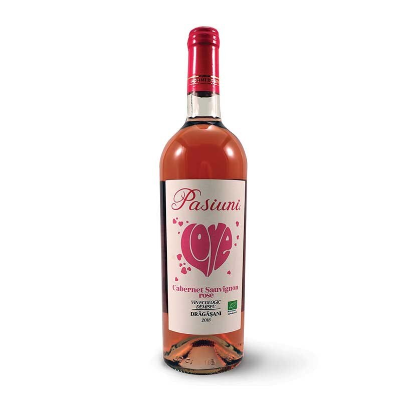 Vin BIO rose demisec, Pasiuni Cabernet sauvignon rose 2018 0.75 l