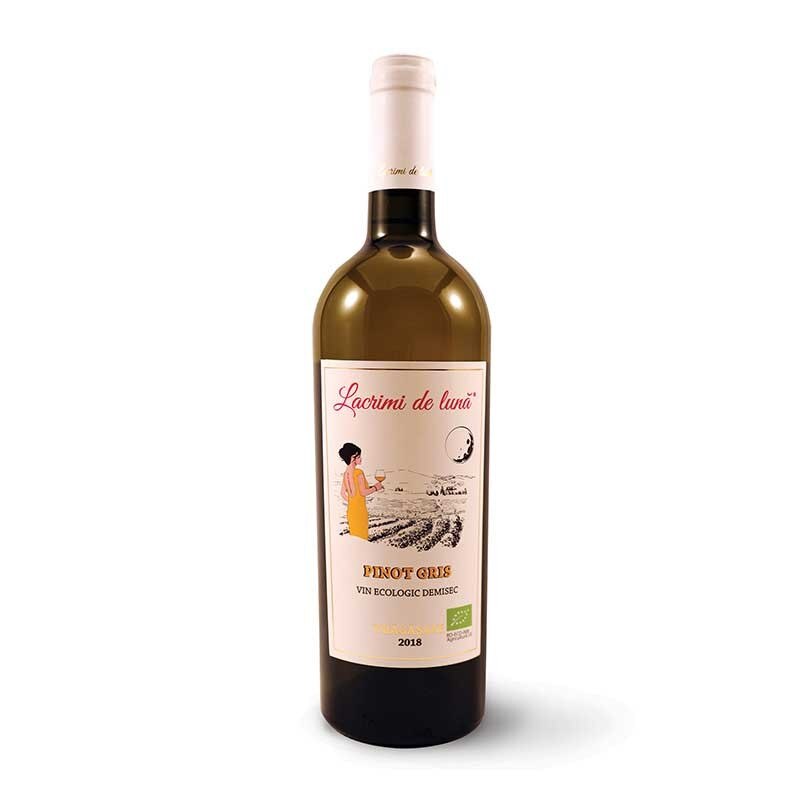 Vin BIO alb demisec, Pinot Gris 2018 0.75 l