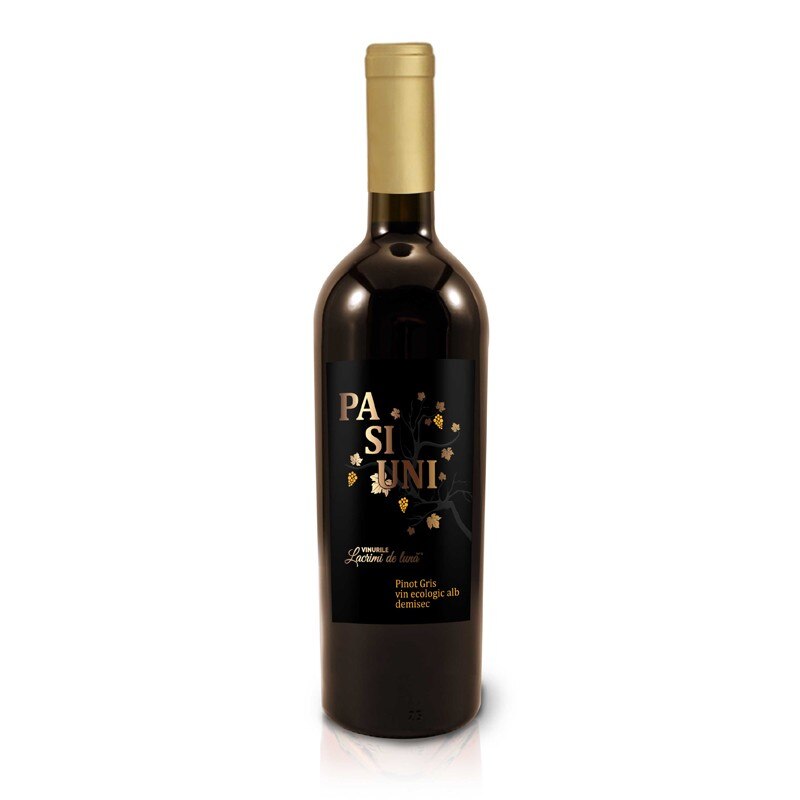 Vin BIO alb demisec, Pasiuni Pinot Gris 0.75 l
