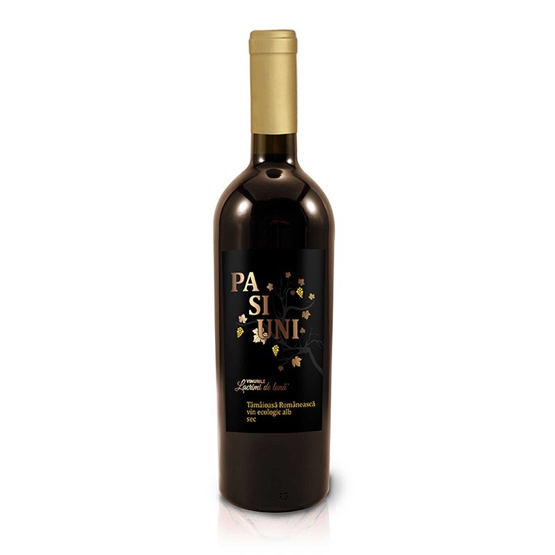 Vin BIO alb sec, Pasiuni Tamaioasa Romaneasca 0.75 l