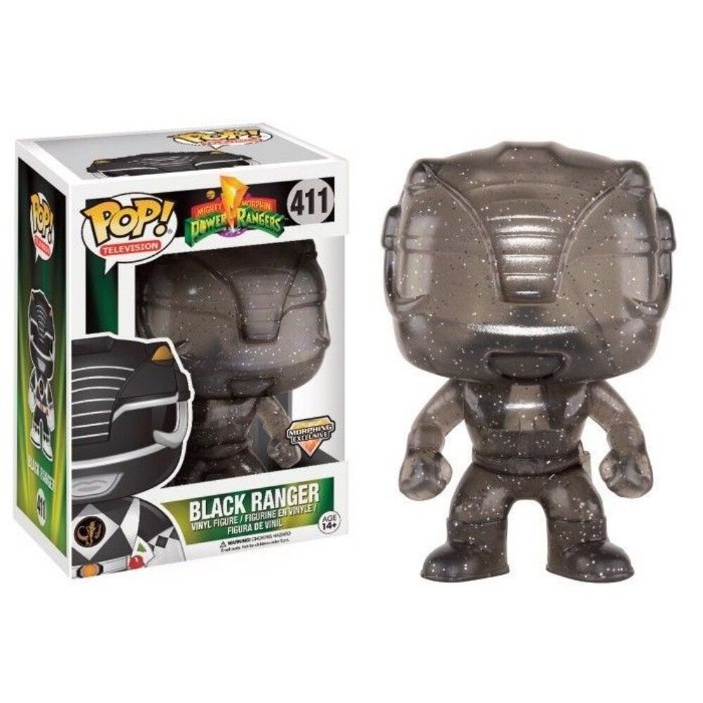 Figurina Black Ranger, FunKo, POP, Power Rangers, 10 cm, Multicolor