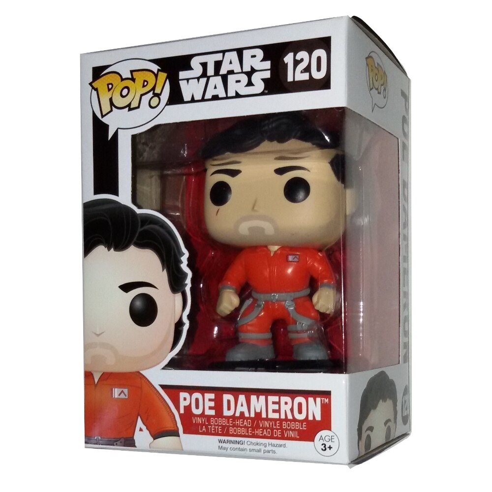 Figurina Poe Dameron X-Wing Jumpsuit, FunKo, POP, Star Wars, 10 cm, Multicolor