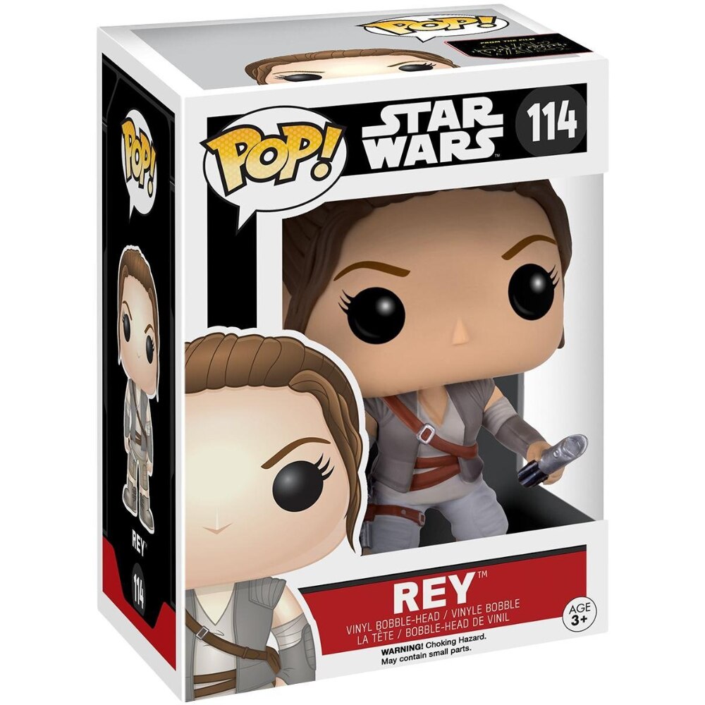 Figurina Rey Final Scene, FunKo, POP, Star Wars, 10 cm, Multicolor