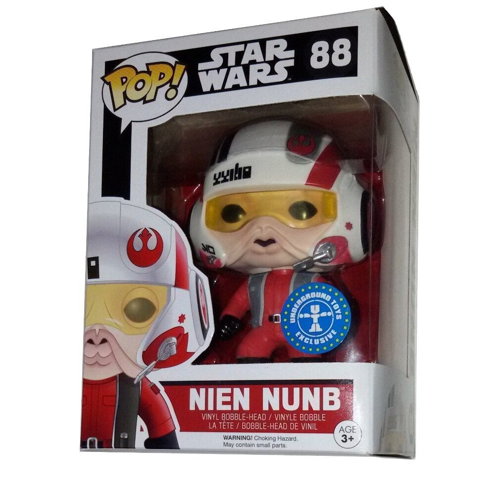 Figurina Nien Nunb, FunKo, POP, Star Wars, 10 cm, Multicolor