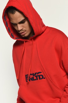 Ecko, Hanorac cu logo brodat, Rosu Ecko, Hanorac cu logo brodat, Rosu