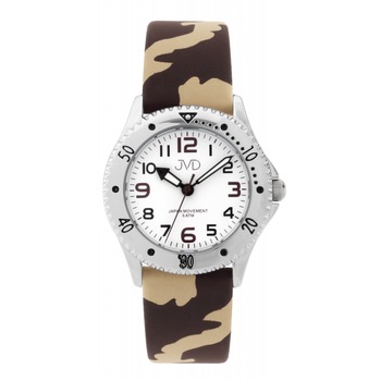 Ceas pentru copii JVD, Camuflaj, 5 ATM, Multicolor Ceas pentru copii JVD, Camuflaj, 5 ATM, Multicolor