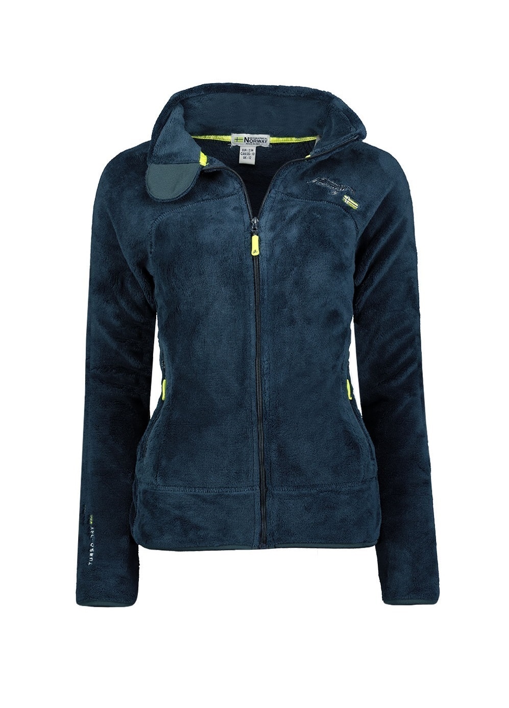 Hanorac fleece, Geographical Norway , Regular fit , Bleumarin , Marime L