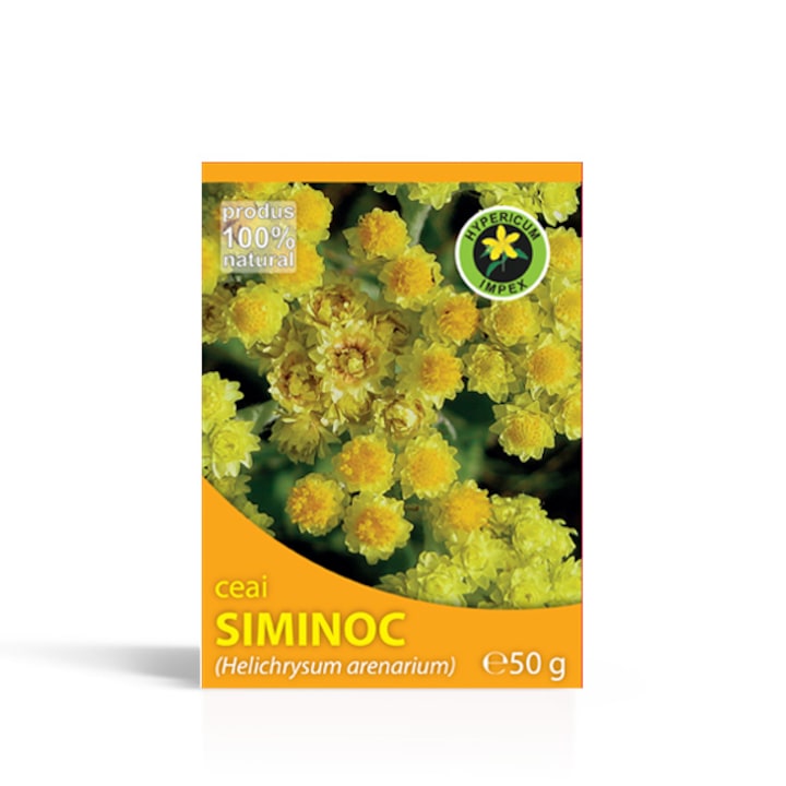 Ceai Hypericum Siminoc, vrac, 50 grame