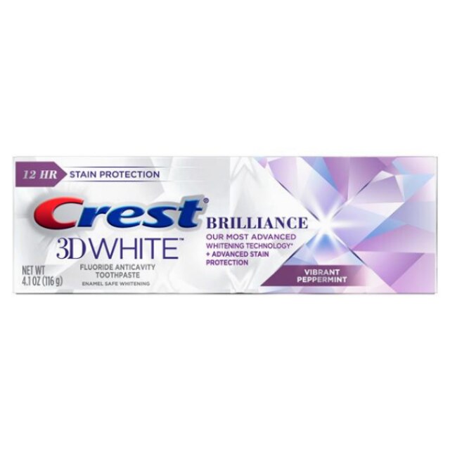 Pasta de Dinti Crest 3D Brilliance Vibrant Peppermint, 116gr