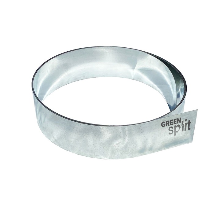 Banda de delimitare a gazonui banda metalica alu/zinc 15 cm x 10 metri