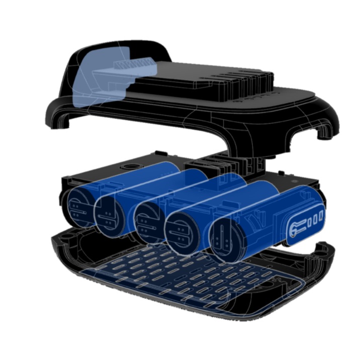 Baterie, Matrixx, Li-Ion, 20V, Negru