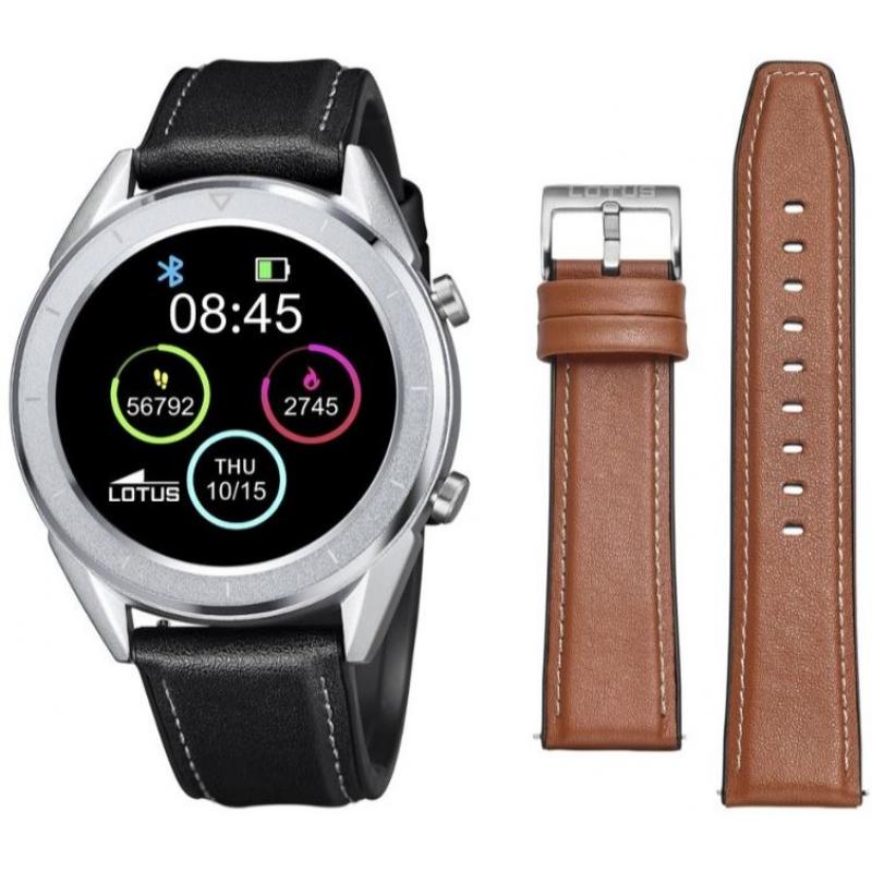 Ceas LOTUS Smartime, Negru / Maro