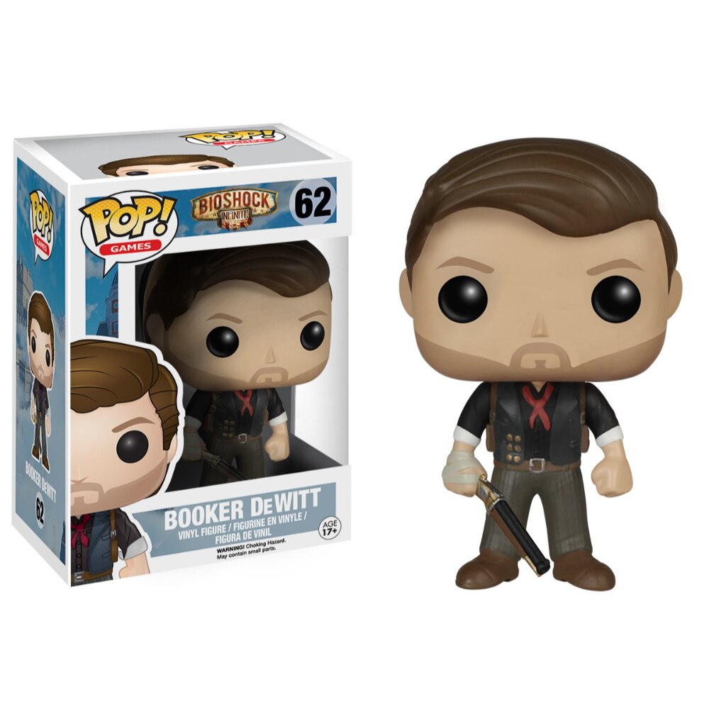 Figurina Booker DeWittt, FunKo, Pop, Bioshock Infinite, 10 cm, Multicolor