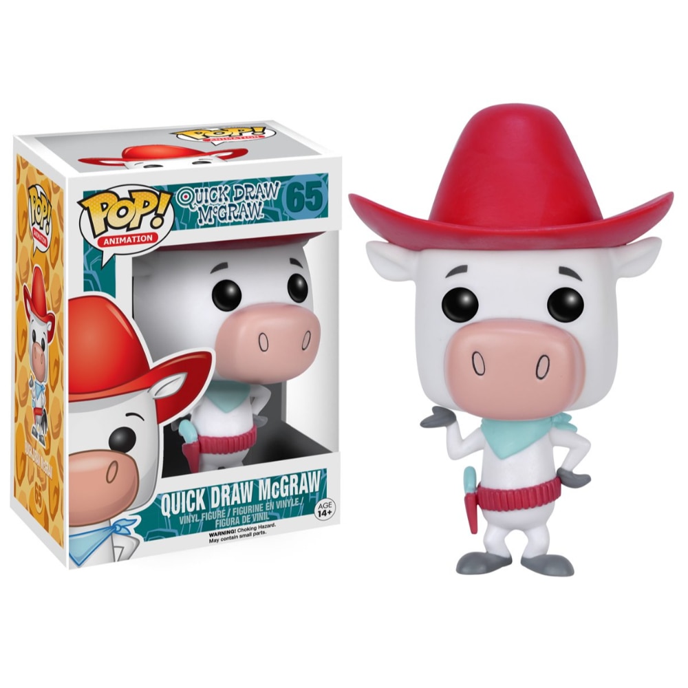 Figurina Quick Draw McGraw, FunKo, Pop, 10 cm, Multicolor