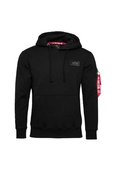 Hanorac barbati, Alpha Industries Print Hoody C 178318CP-380, Bumbac/Poliester, Negru, Negru Hanorac barbati, Alpha Industries Print Hoody C 178318CP-380, Bumbac/Poliester, Negru, Negru