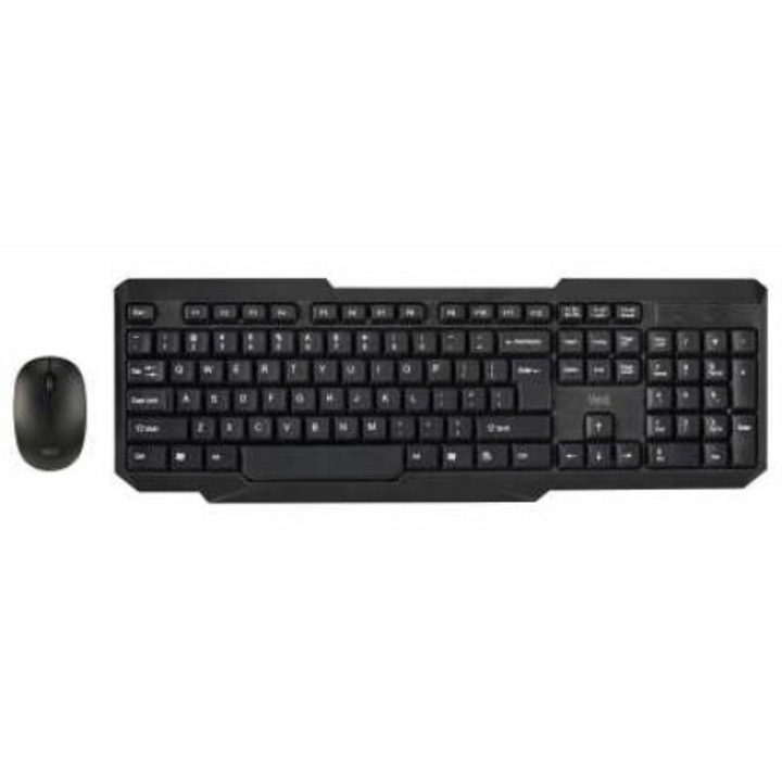 Kit tastatura si mouse wireless Well CW102BK negru