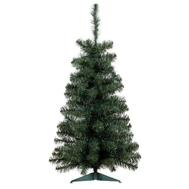 Brad artificial, Zola®, alb, 100 cm inaltime, 105 ramuri, cu suport din plastic