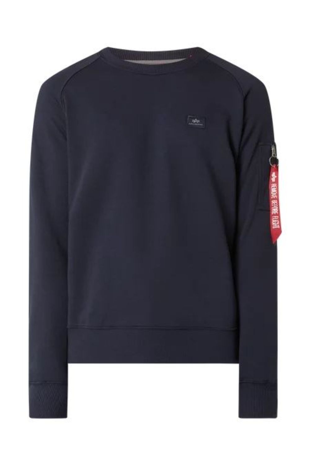 Pulover barbati, Alpha Industries X-Fit Sweat 158320-07, Bumbac/Poliester, M, Albastru inchis
