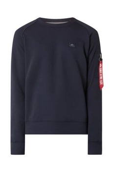 Pulover barbati, Alpha Industries X-Fit Sweat 158320-07, Bumbac/Poliester, M, Albastru inchis Pulover barbati, Alpha Industries X-Fit Sweat 158320-07, Bumbac/Poliester, M, Albastru inchis