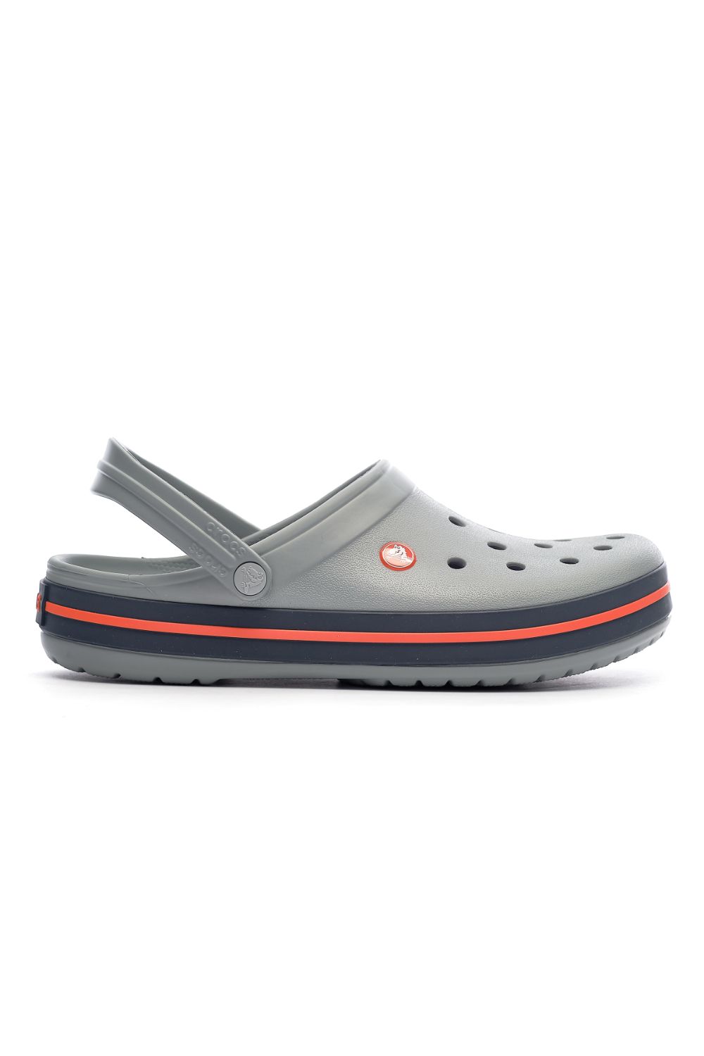Saboti Crocs, Crocband, Material sintetic, Gri, 37-38 EU