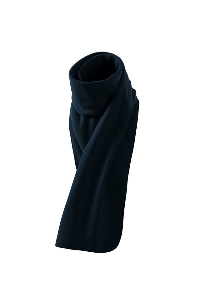 Fular fleece unisex - 526, albastru marin, uni