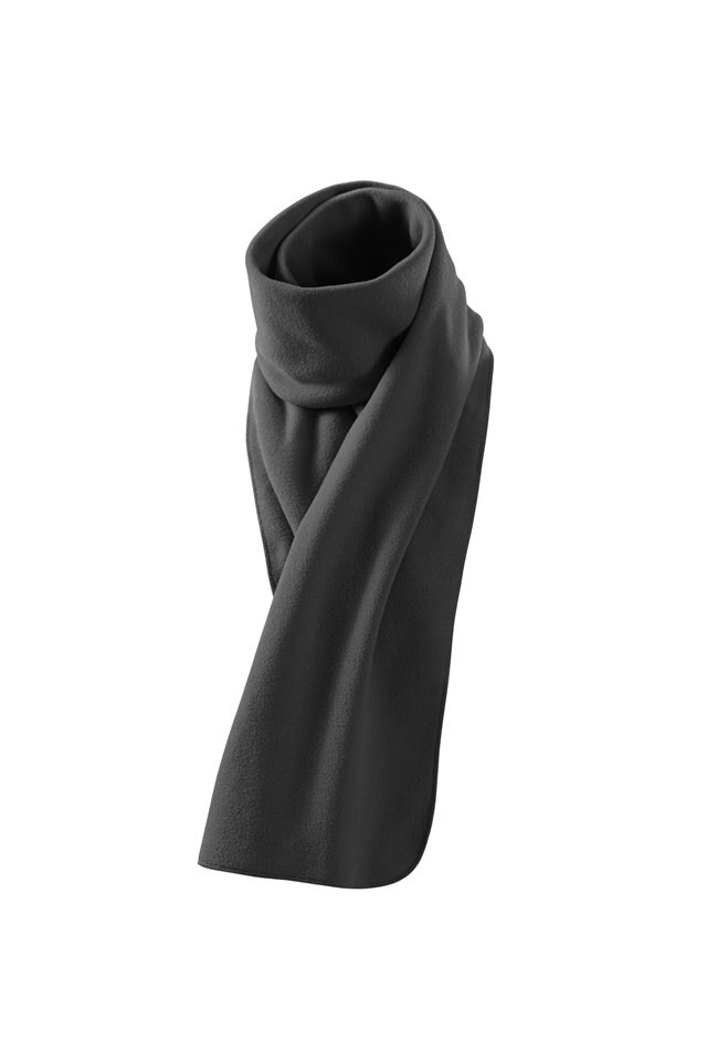 Fular fleece unisex - 526, gri metalic, uni