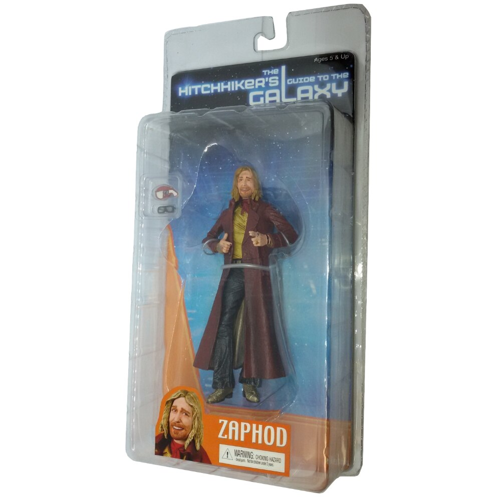 Figurina actiune Zaphod, Neca, Hitchhiker's Guide Galaxy, 15 cm