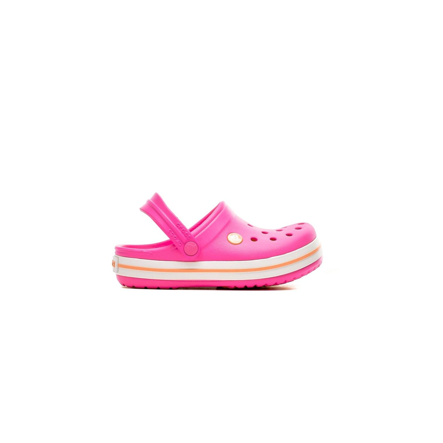 Saboti copii Crocs, Crocband Clog, Material sintetic, Roz, 32-33 EU