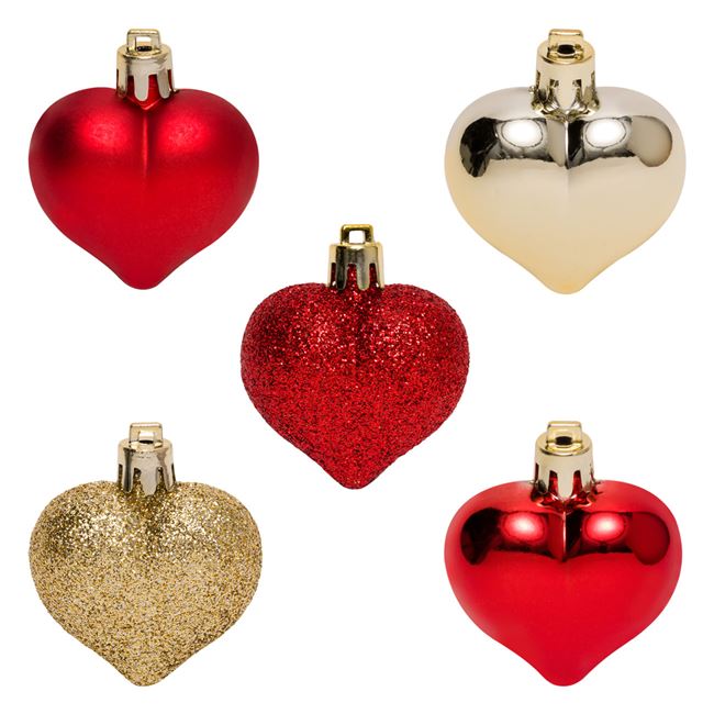 Set 9 globulete, Zola®, pentru bradut, modele diferite, 5 cm