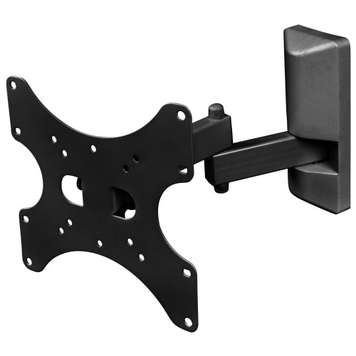 Suport TV LCD / LED Deco, pe perete, reglabil, doua brate articulate, metal, 42 - 82 cm, 25 kg, negru